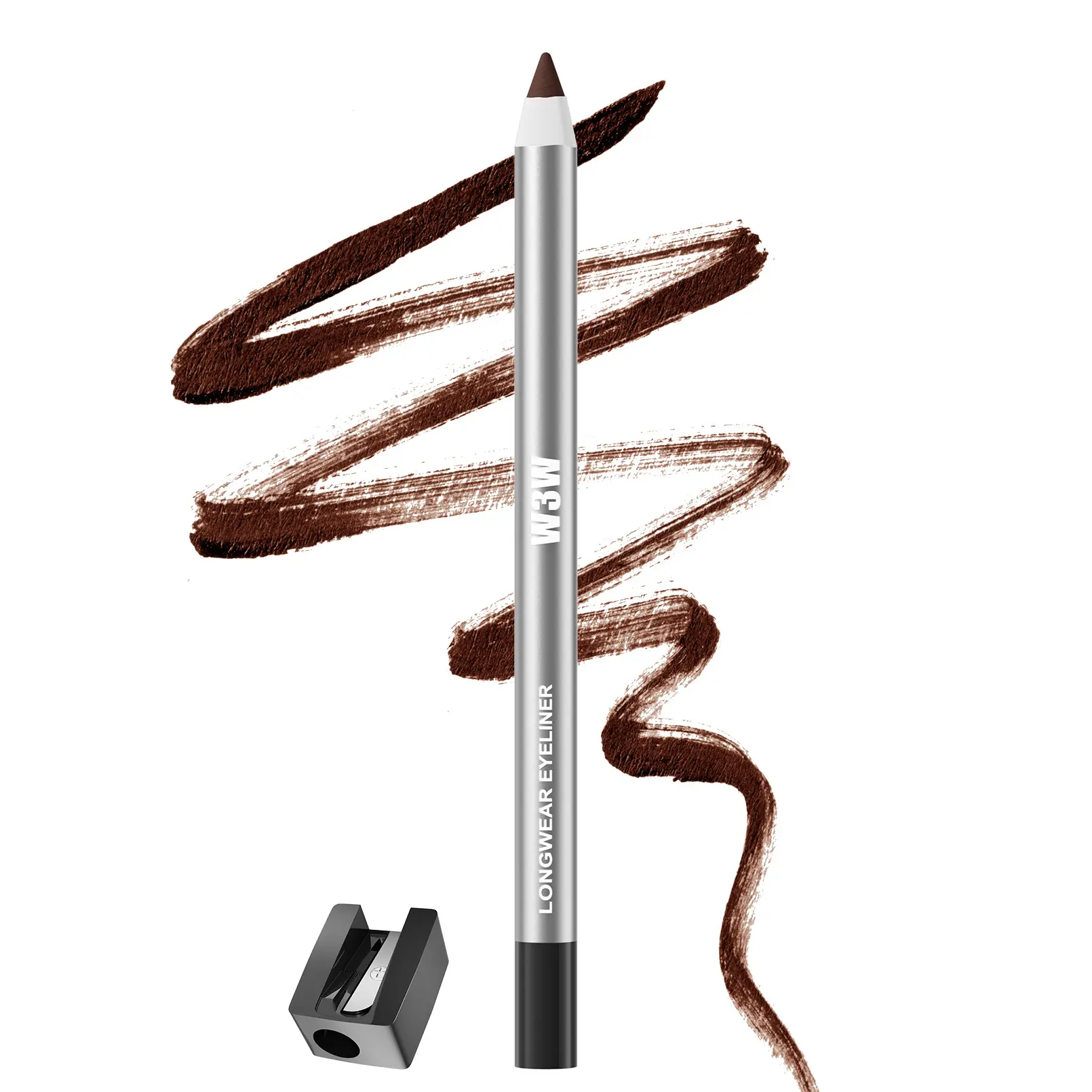 Colored Eyeliner Gel Pen with Built-in Sharpener, Waterproof, Smudge-Proof, 24H Long-Lasting Eye Makeup, 24h Wear, Use Sharpener