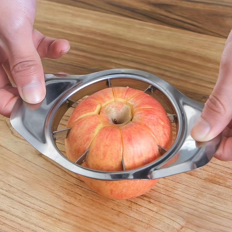 1pc Apple Slicer, Reusable Apple Corer, Kitchen Apple Divider, Creative Fruit Cutter, Stainless Steel Fruit Slicer, Kitchen Gadget, Kitchenware, Kitchen Tool