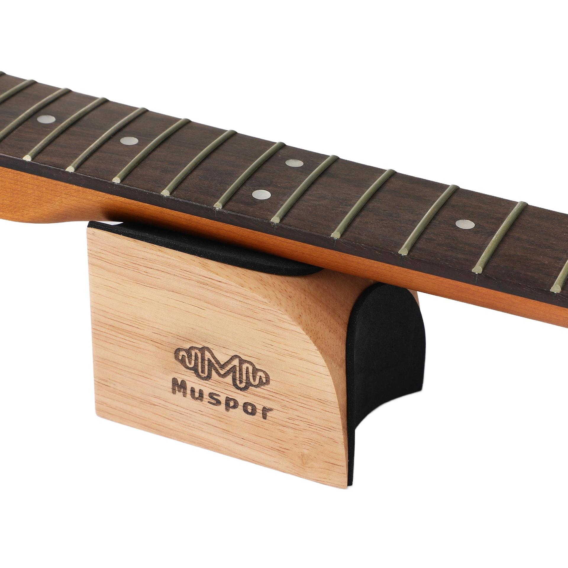 2-in-1 guitar neck pillow, neck rest support, electric guitar neck stand, acoustic guitar string changing tool