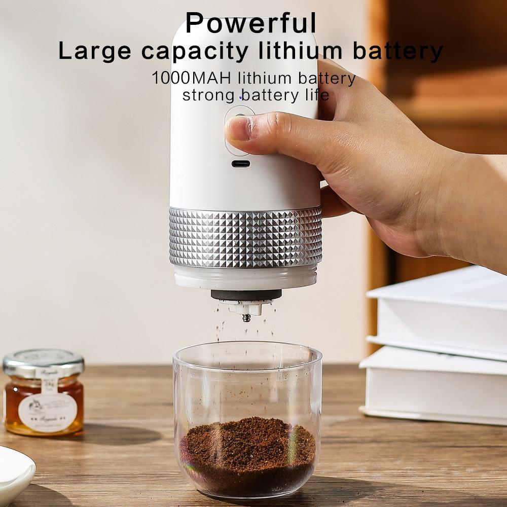 USB Electric Coffee Grinder, Automatic Cone Shaped Coffee Bean Mill, Coffee Grinder for Home Office Coffee Shop, Easy and Effortless Operation