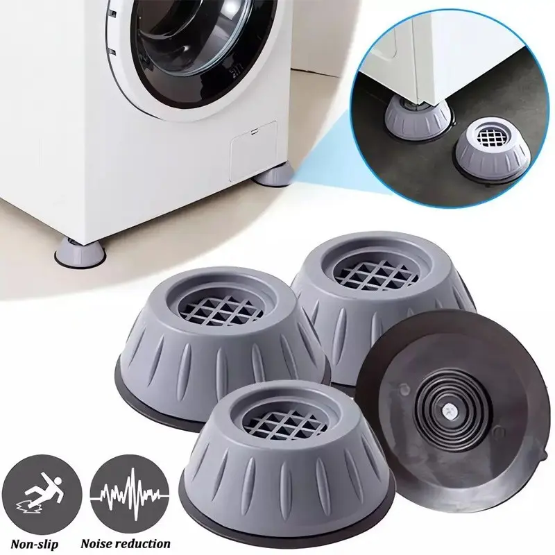 Reduce Washer & Fridge Shake｜Anti-Vibration Appliance Pads for Large Home Appliances, Noise-Reducing Floor Protectors, Daily Home Use