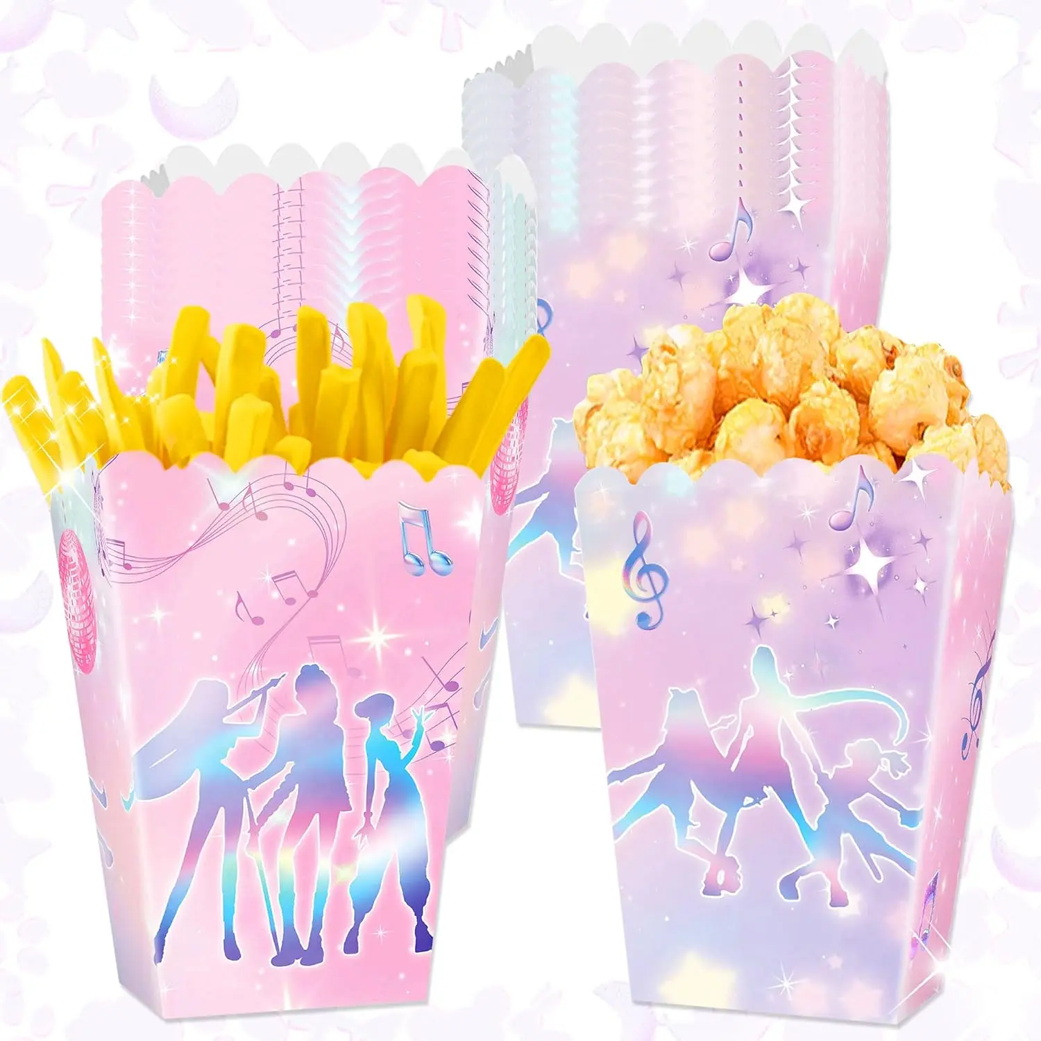 12 count  Cool Popcorn Boxes Cool Girl Goodies Cy Boxes    Party Favors  Bags Magical  Themd  Birthday Bachelorette Party Supplies