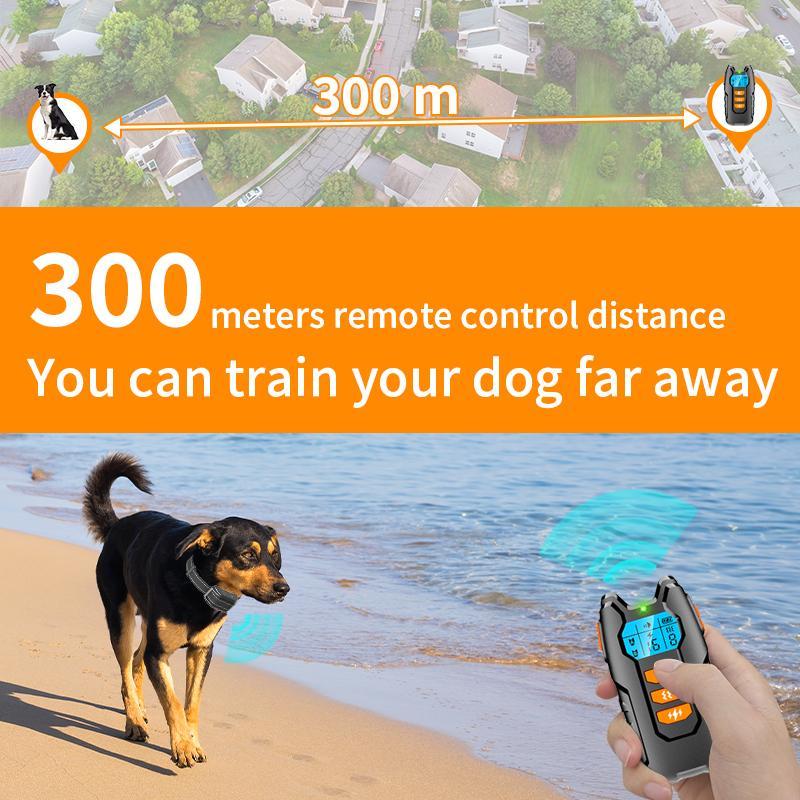 Remote Dog Training Collar, 1/2 Counts Waterproof Dog Training Collar with LCD Display, Vibration Dog Training Collar, Pet Supplies