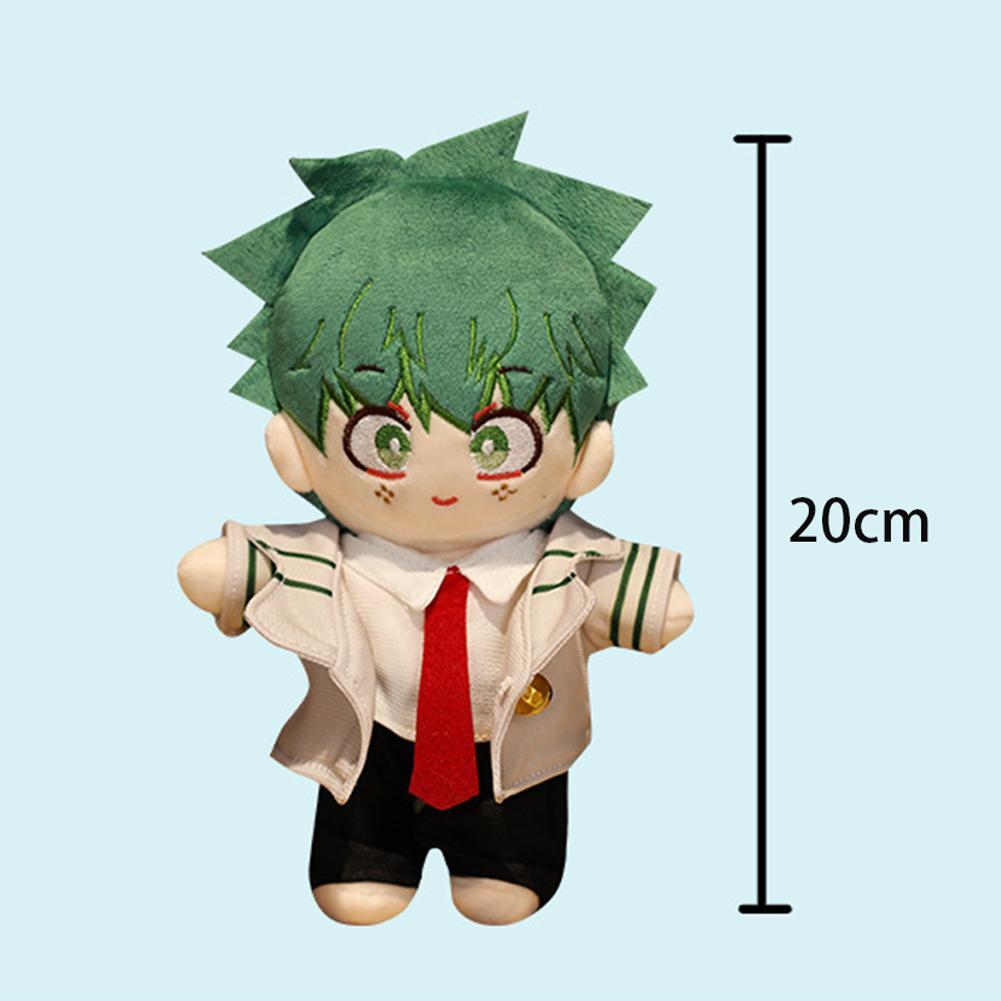 Anime MHA figure Izuku Midoriya Katsuki Bakugou Shoto Todoroki Plush Toys Soft Plush keychain Doll cute sofa pillow Pendant Gift