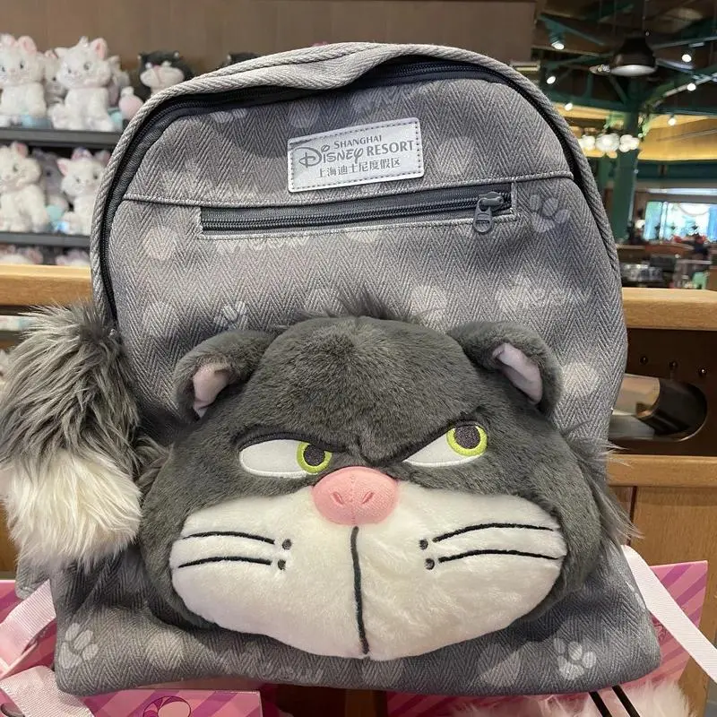 Lucifer Cat Backpack Anime Cartnoon Model Large Capacity Smooth Zipper Casual Trend Student Daypack Back-To-School Season Gifts