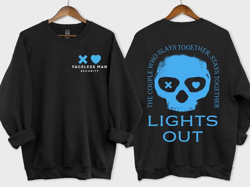 Lights Out Shirt Sweatshirt Hoodie, Sweatshirt, Blue Skull Book Sweater, Dark Romance Hoodie, Into Darkness Shirt