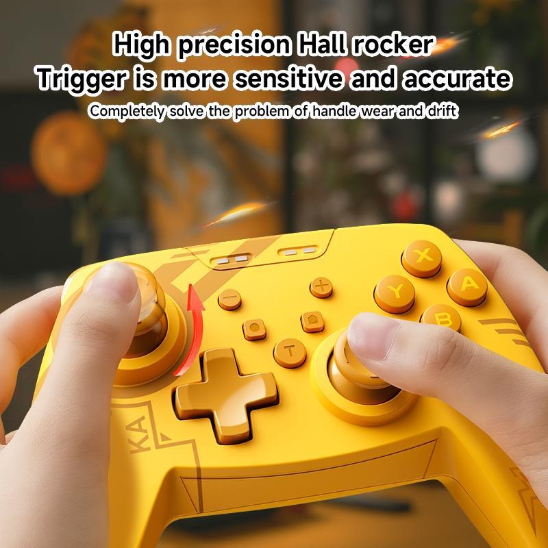 Wireless Controller, 2.4G Wireless BT Connection Gamepad, Large Capacity Battery Game Controller for Switch Lite/OLED/NS/PC/Phone/Tablet