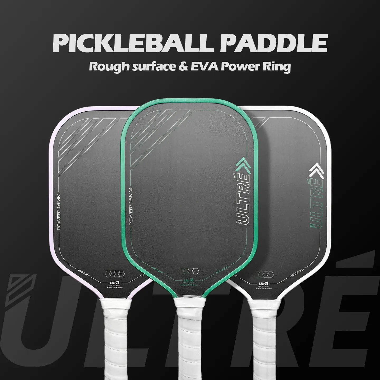 11six24 Collaborative Pickleball Racket Set, Fifth Generation Inner Core Hot Pressed Carbon Fiber, Suitable for Indoor and Outdoor Courts