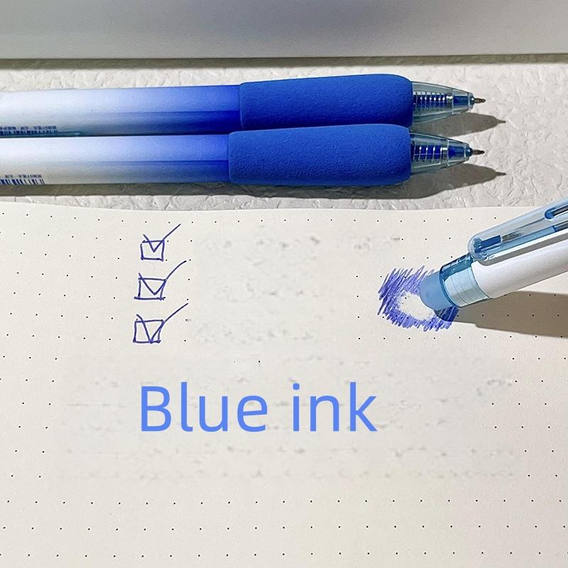 4pcs Magic Erasable Gel Pens, Cloud Design Sponge Click Pens, Fresh Style Writing Set, Smooth Writing Pens, Essential for Exams and Practice Tests