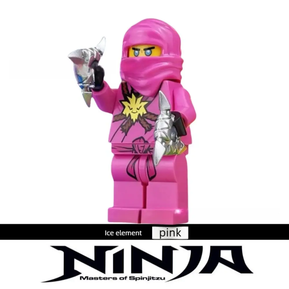 Vintage Multi-Element Masked Fantasy Brick Minifigures, Compatible Universal Interlock Bricks With Double-Sided Printed Torso, Educational DIY Assembly Collectible Character Display Set, Building Block Figures