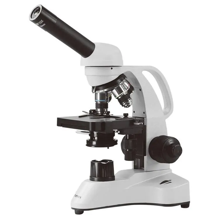 Monocular Microscope Kit, 10x-16000x Magnification with 5-Color Fill Light & 360° Rotating Head, STEM Educational Science Toy for Kids Ages 10+, Christmas Gift for Schools, Poultry Observation Tool