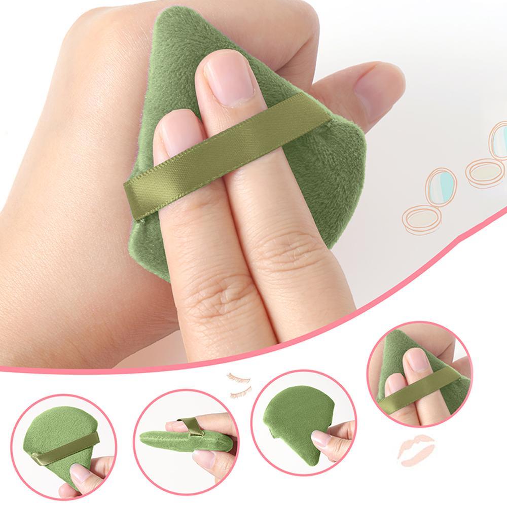 15pcs/set Makeup Sponge & Powder Puff Set, Makeup Sponge Set, Including 5pcs Powder Puff & 5pcs Mini Beauty Egg & 5pcs Beauty Egg, Cosmetic Accessory