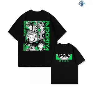 My Hero Academia Midoriya Izuku Printed Men's and Women's Loose Summer Cartoon Anime Adult T-shirt Men's and women's T-shirts: Unisex cotton T-shirts: Unique gift T-shirts Hip-hop poster