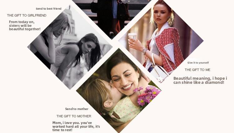 Bohemian Stackable Crystal Beaded Bracelet Multi-Layer Women's Elastic Jewelry Set