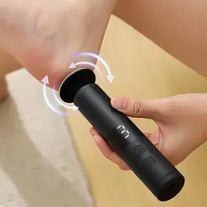 Electric Foot File, 2-In-1 USB Pedicure Tool, Electronic Foot File, 3-Speed Adjustable, LCD Display, 16 Interchangeable Heads, Home Foot & Hand Care, Fast Charging