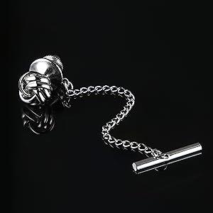 THUNARAZ 8 Pcs Vintage Tacks for Men Regular Ties Necktie Cool Pins With Chain for Dates Engagements Wedding Business Banquets Anniversaries Birthday Important Occasions Men's Jewelry for Christmas Gift