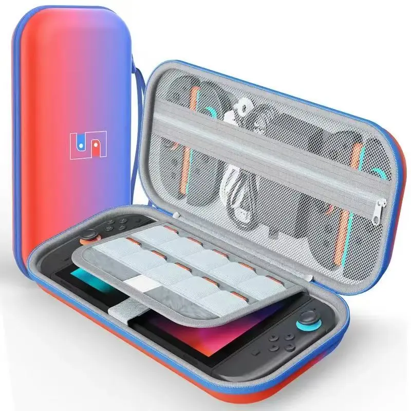 Switch Carrying Case Compatible with Nintendo Switch OLED Model & Switch 2 - Portable Hard Pouch with Game Card Holder