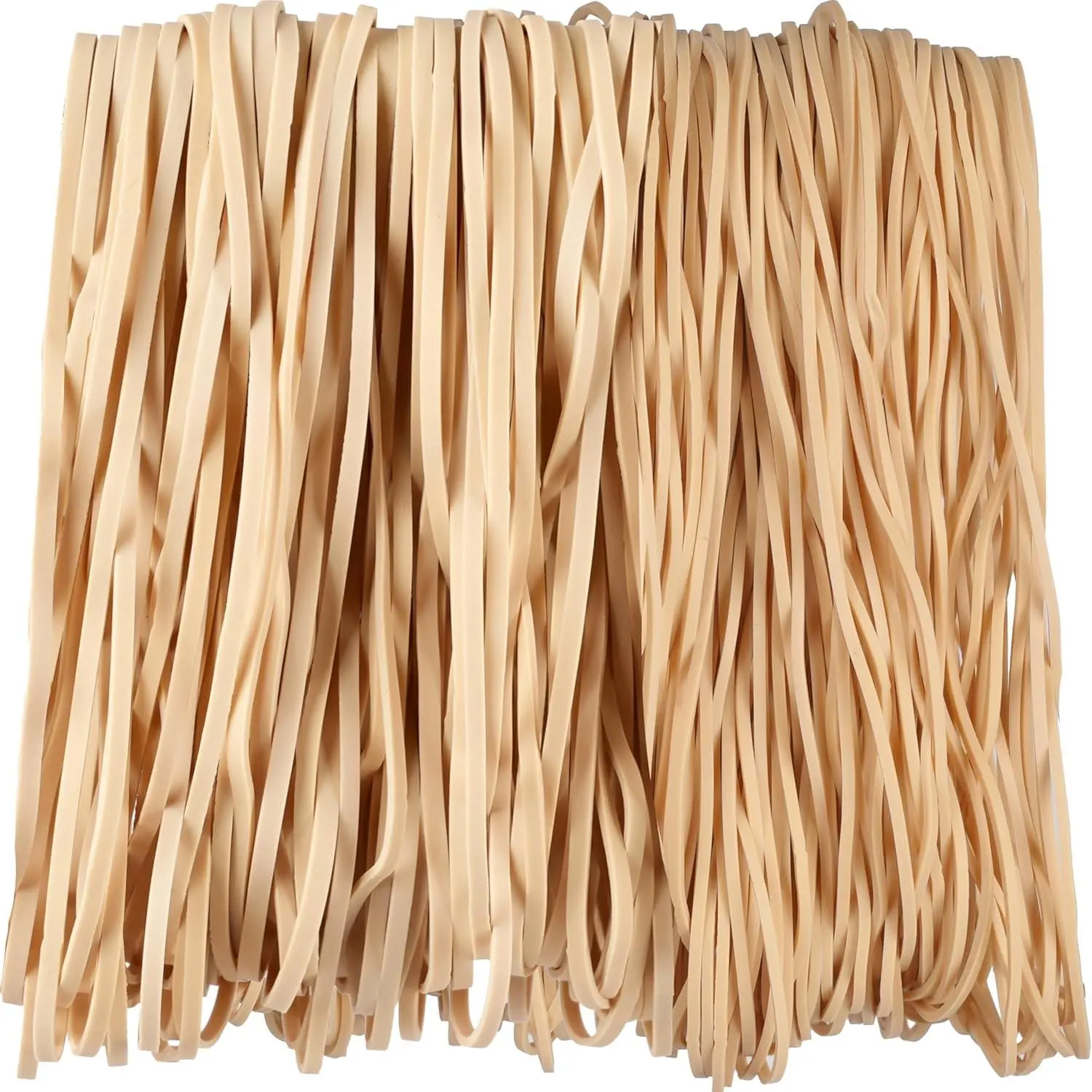Large Rubber Bands Assorted Size #117A #117B 0.5 lb Beige Rubber Bands for Balloon Arches Stretchy Elastic DIY Wedding Birthday School Home Office Supplies (7" x 1/8")(7 x 1/16")