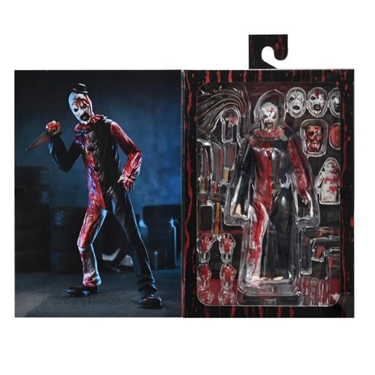 Neca Terrifier Bloody Edition 7 Inch Action Figure, Collectible Model, Home Decor, Birthday Gift, Party Gift, Halloween Gift