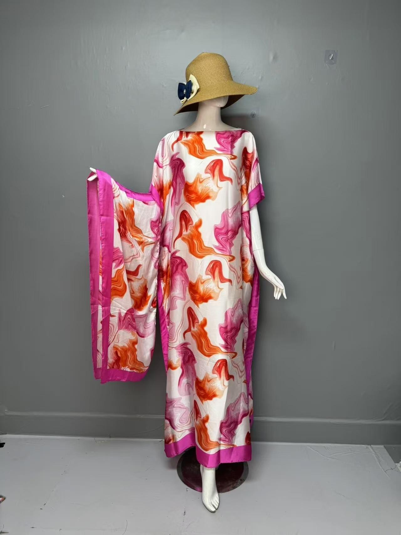 Women's Leopard Print Long Sleeve Kimono & Bandana Set, Casual Open Front Outerwear & Square Scarf Set for Beach Vacation, Beach Cover Up, Ladies Clothes Accessories for All Seasons