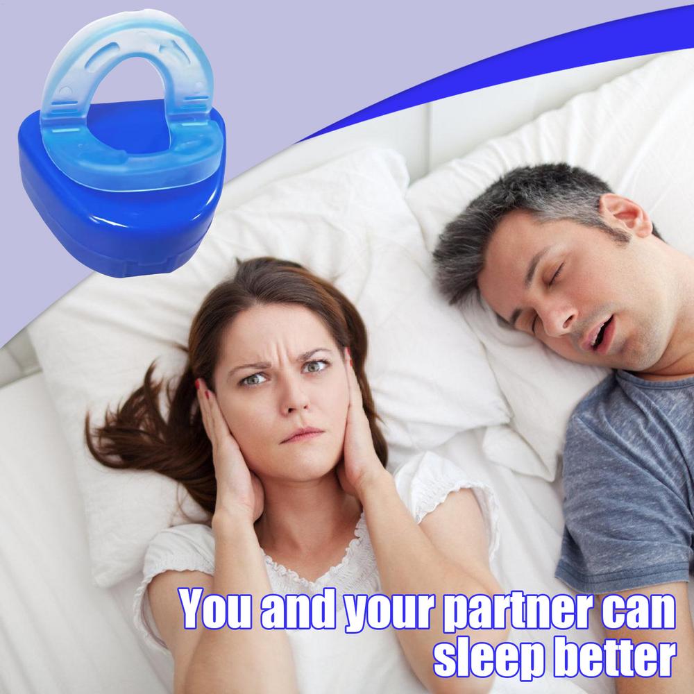 Anti Snoring Mouthpiece Reusable Snore Device Stopper Reduce Snoring Aid Snore Solution for Comfort & Easy Breathing