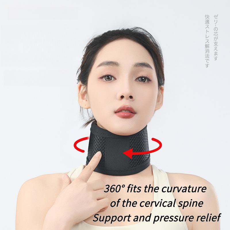 Soft Foam Neck Brace Universal Cervical Collar, Adjustable Support Brace for Sleeping - Relieves Pain and Spine Pressure, Neck Collar After Whiplash or Injury