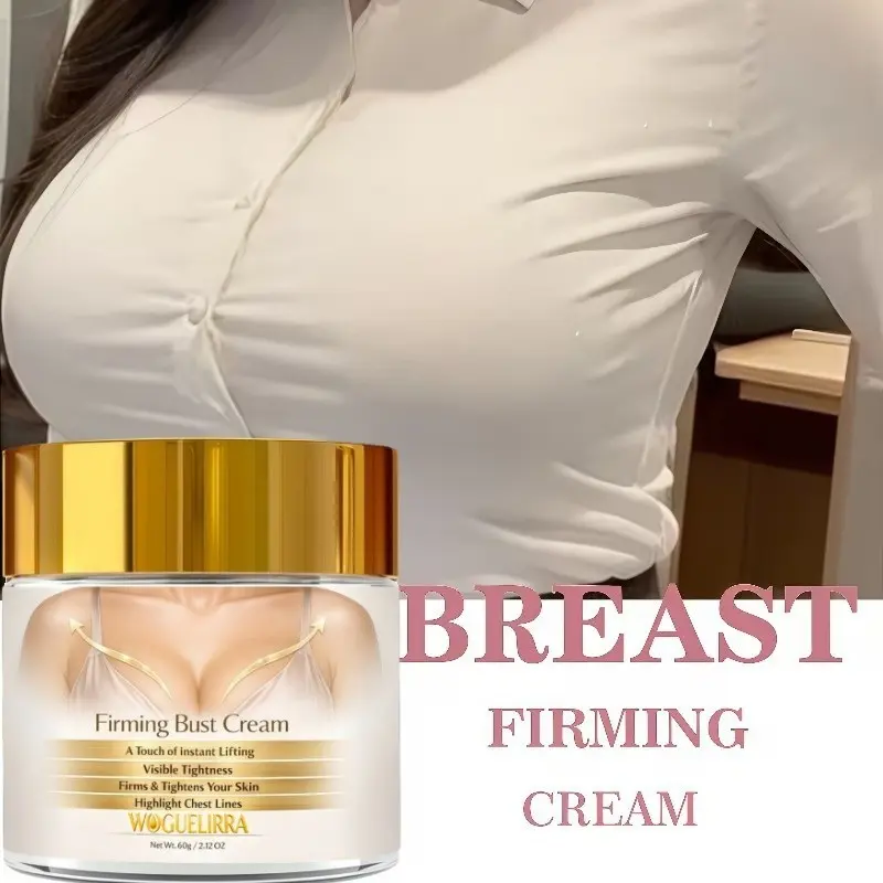Tightening Breast Cream with Jojoba Oil and Honey, Deeply Nourishing and Firming, Suitable for All Skin Types, Enhances Youthful Appearance