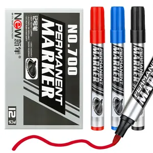 Marker Large capacity thick head marker Waterproof and non-fading Oily black large head pen Express special pen