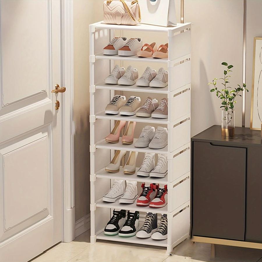 Adjustable Large-Capacity Shoe Rack, Dustproof Shoe Storage Organizer, Shoe Display Stand, Home Organizer for Living Room and Bedroom, Shoe Holder