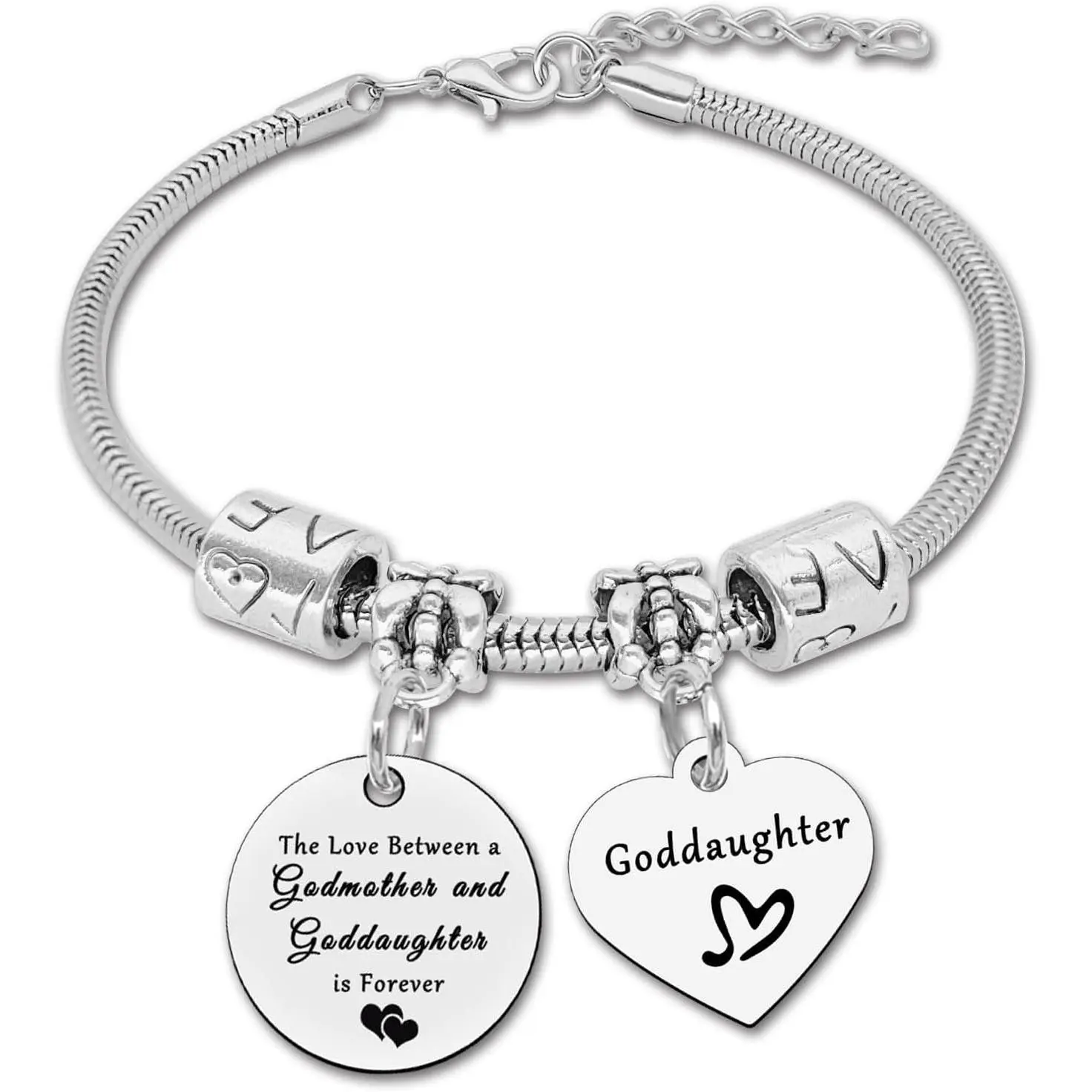 Goddaughter Birthday Gifts Goddaughter Bracelet from Godmother Birthday Gifts for Goddaughters Graduation Gift Baptism Gift