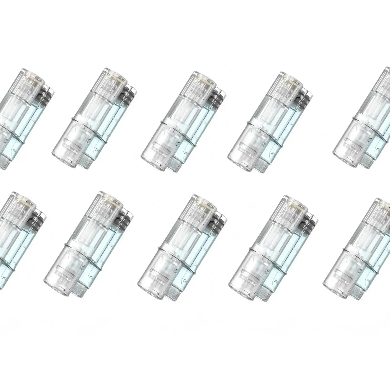 Replacement Cartridges for H6 Model, 10-Pack High-Quality Refills Compatible with Nano, 18, 24, 36, and 42 Pin Tips, Portable Beauty Accessories, 10 Pieces/Set, Easy To Carry