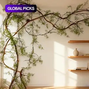 Artificial Moss Dragon Head Tree Strips, Artificial Ivy Vine, Artificial Plant Vines, Suitable for Home Decor and Drainage Pipes, Air Conditioner Duct Decor, All Seasons, Wall, Outdoor, Party and Wedding Decor, Lightweight
