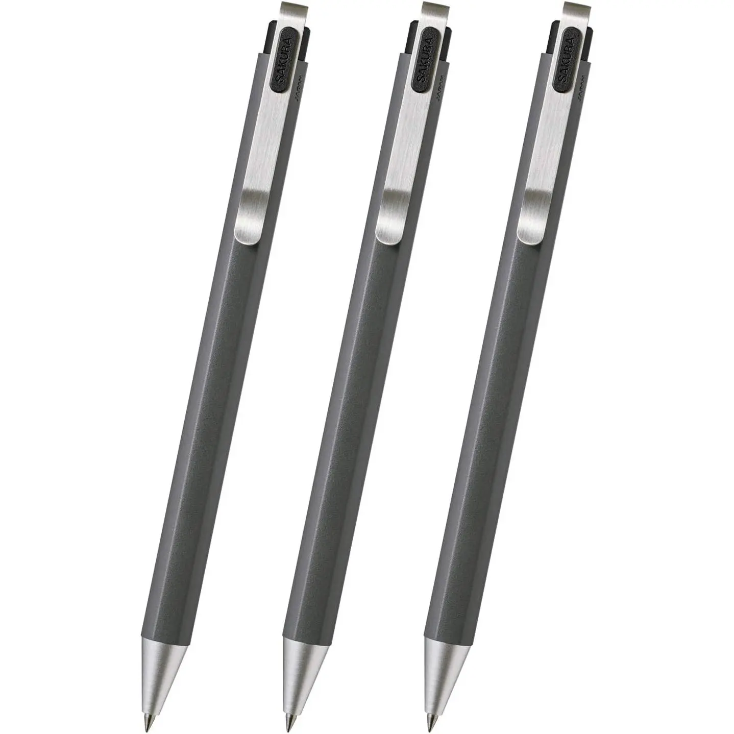 Craypas GBR205#49 Gel Ink Ballpoint Pen, Ball Sign, iD, Pure Black, 0.02 inches (0.5 mm), 3 count