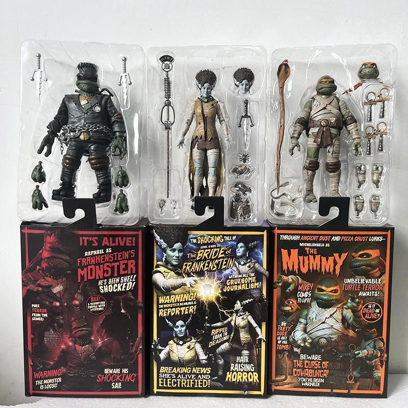 NECA Last Ronin Leonardo April Oneil Casey Jones Hunchback Michelangelo Mummy Raphael Frankenstein Monster Turtle Action Figure popular