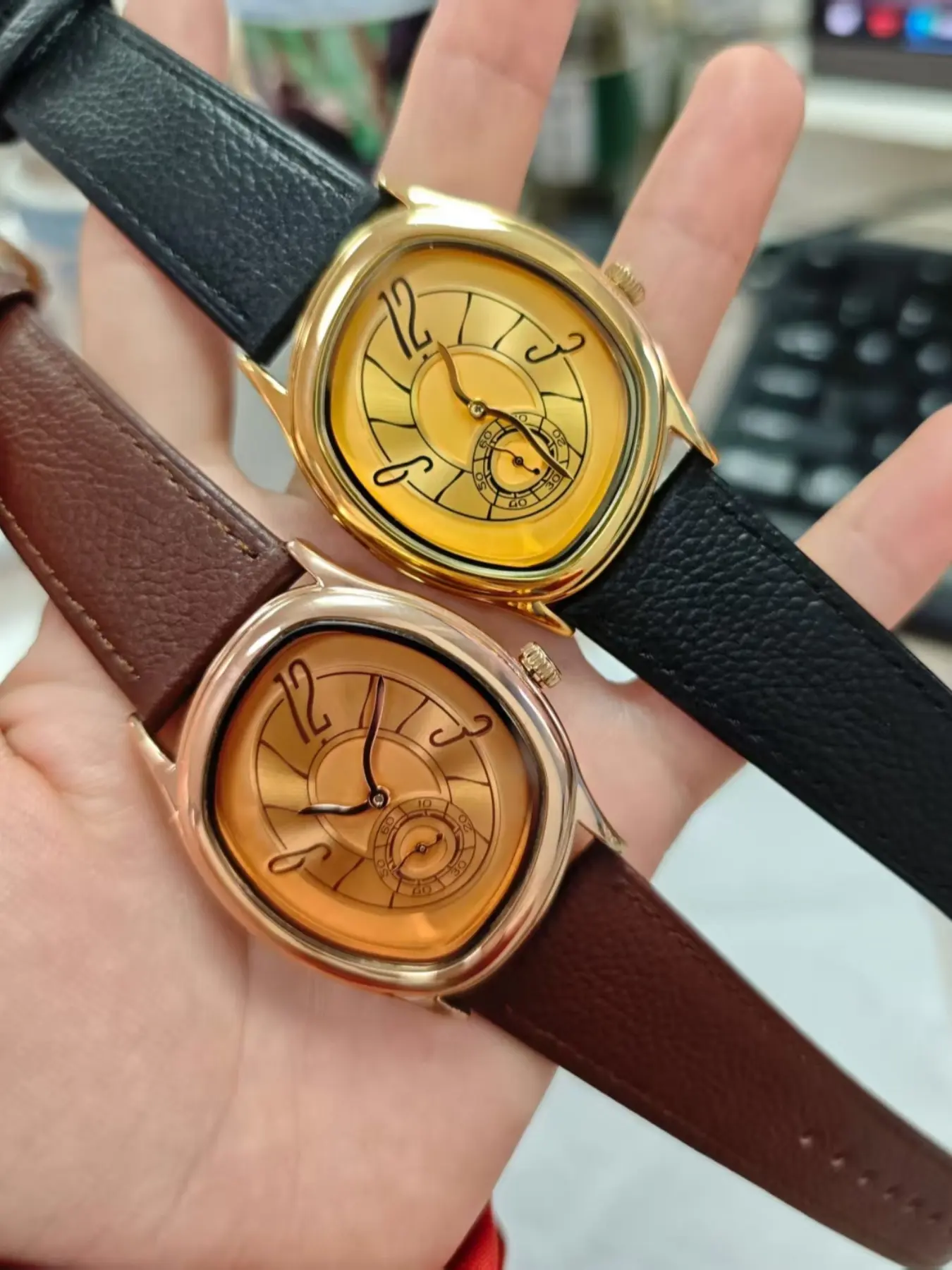 Fashion Girl Quartz Watch, Simple Dial & Retro Strap, High-End Analog Watch, Perfect Gift for Mom & Girlfriend, Essential Daily Accessory, Fashionable Analog Watch