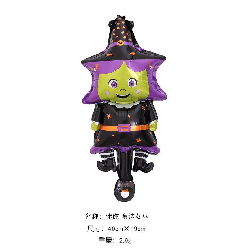 25Pcs Mini Halloween Pumpkin Ghost Foil Balloons Bat Skull Pumpkin Air Globos Kids Toys Horror Halloween Night Party Decorations