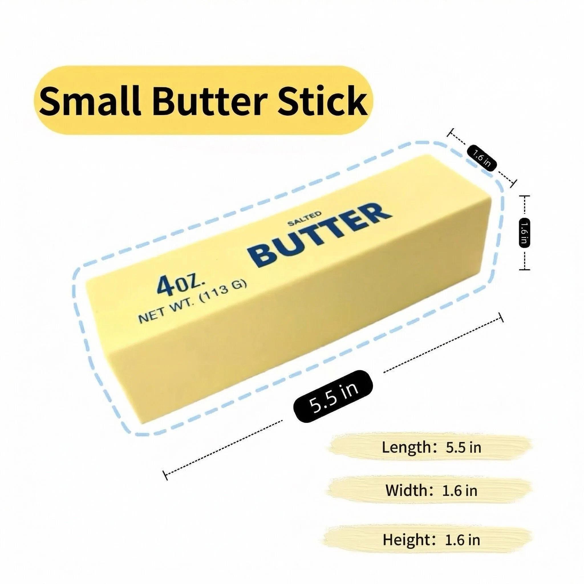 New ultra-soft, slow-rebound butter stick stress-relieving squeeze toy – a stress-relieving toy that mimics real food models, unique and fun.dumpling mega squishy