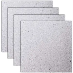 Waveguide Covers for Microwave, 4 Pack Mica Plates Sheets Heat Insulation Board for Universal Microwave Oven Repairing Part - Cut to Size, 5.1x 5.1inch