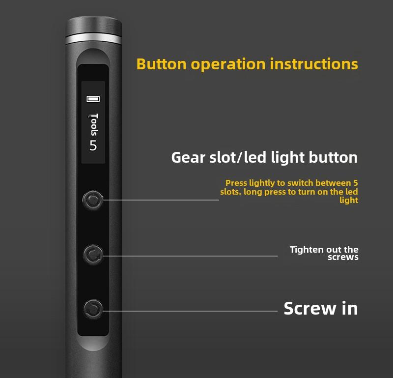 Multifunctional manual and automatic electric screwdriver set home game console computer mobile phone precision repair tool