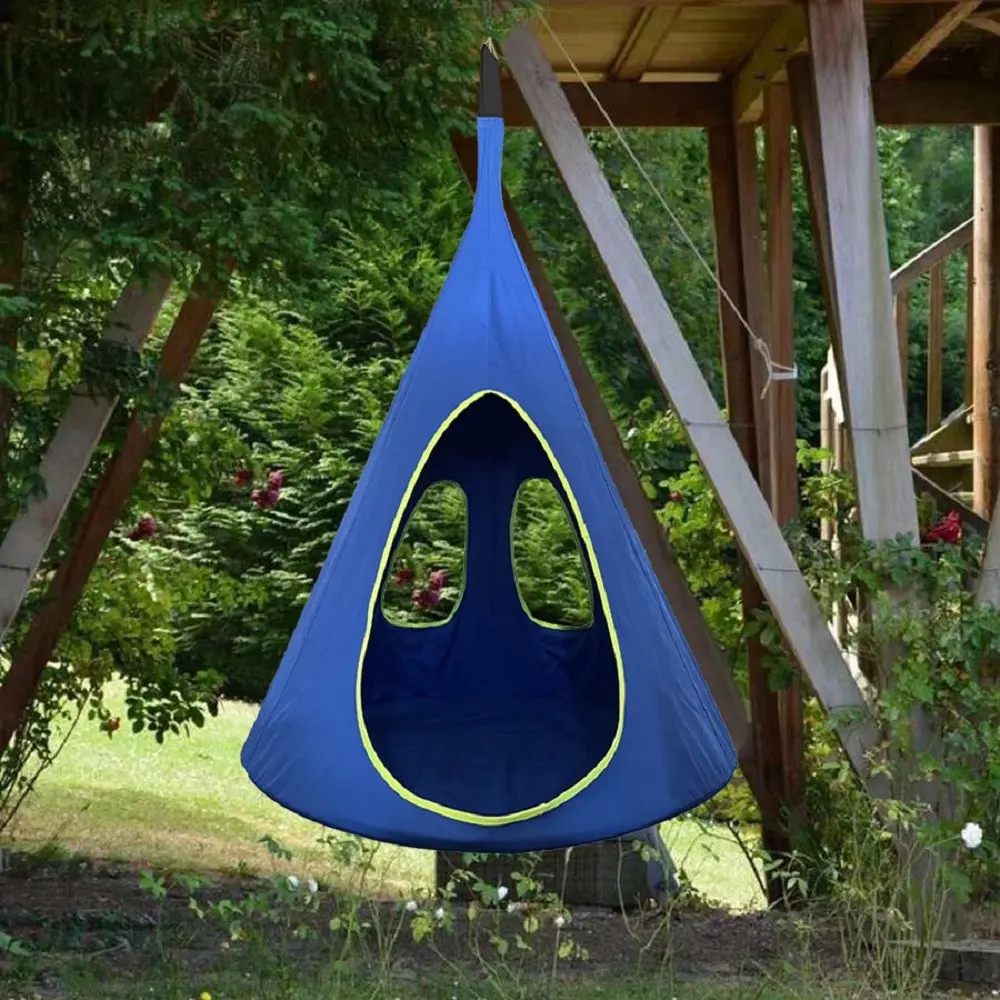 Outdoor Hammock Camping Travel Hammock, Hammocks for Outside, Hanging Sofa Swing, Garden Tent Patio Decor, Seat Cushion Compatible, Zipper Design