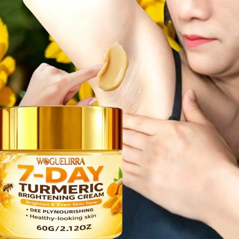 Brighten Moisturizing Cream for Underarms and Private Areas, Vitamin C and Niacinamide, Hyaluronic Body Care, Dark Spot Corrector, Korean Skincare, 3-Day Results