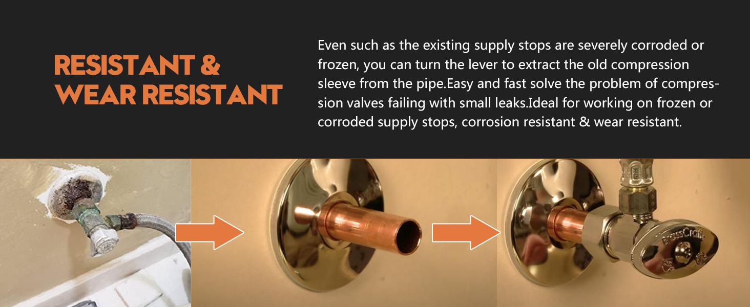 Compression Sleeve Remove Tool - Ferrule for 1/2" Copper Compression Sleeve - 1/2-Inch Copper Tubing - Plumbing Compression Ring Removal Tool