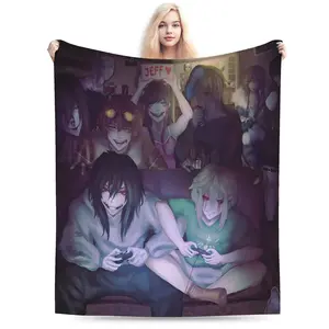 [Suitable for All Seasons] Urban Legend Style • Thick Blanket • Soft and Comfortable, Suitable for All Seasons • Ideal for Home, Office, Car, and as a Christmas Gift • Lightweight and Durable