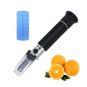 0-32% Brix Refractometer with ATC, Brix Meter for Fruit, Fruit Juice, Wine Making & Lab Use