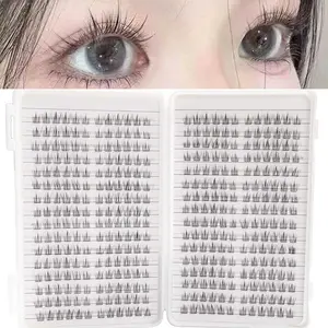 Super Natural 384 Clusters Long Lashes, Large Capacity False Eyelashes, Lazy Three-Step Design, Beginner-Friendly, Ultra Soft Mixed