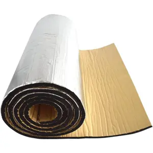 Sound Deadening Insulation Mat, 394 Mil 6.5 Sqft Automobile Sound & Heat Insulation Material for Auto Hood Engine Roof Door Trunk, 40 Inch x 24 Inch Aluminum Foil Finish