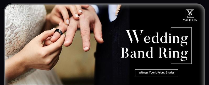 YADOCA Stainless Steel Rings for Mens Wedding Band Silver Black Fidget Ring Anxiety Relief Simple Engagement Promise Wedding Rings for Men and Women