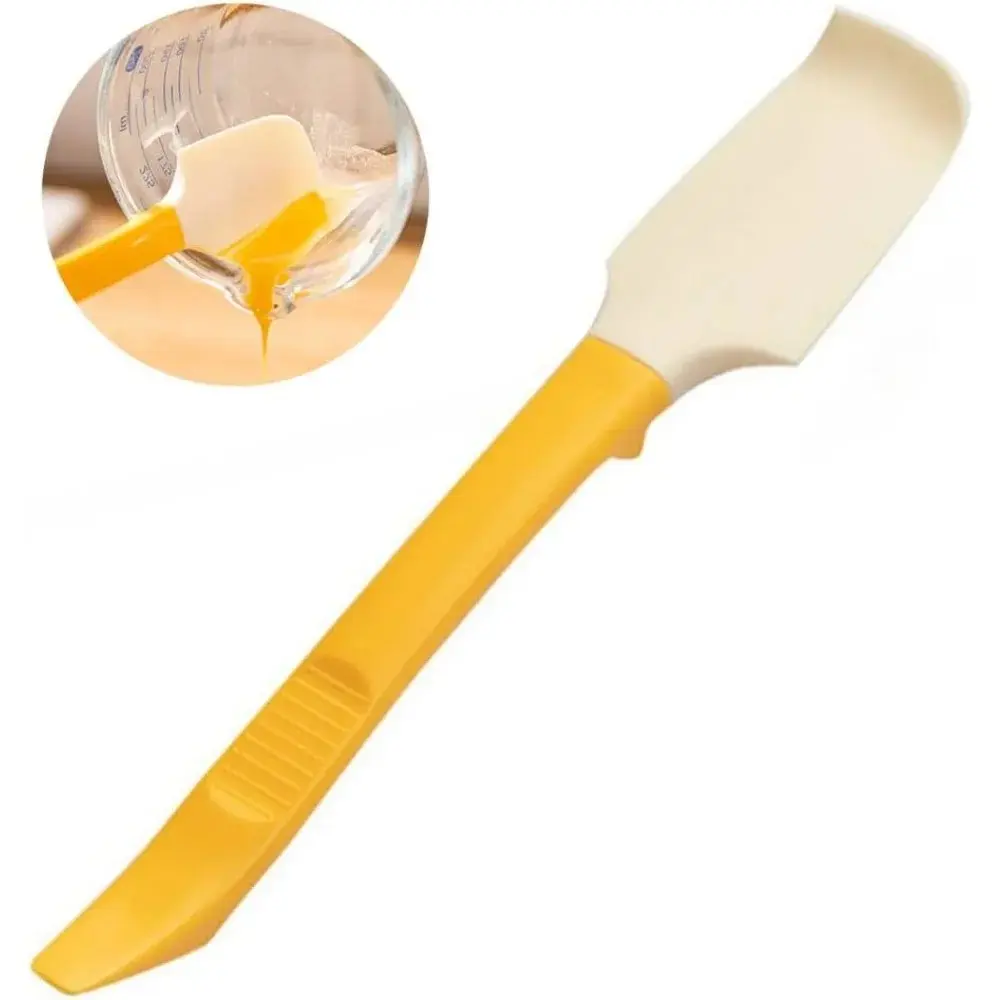 1PC Silicone Jam Spatula with Can Opener End Multi Purpose Spreaders for Jar Peanut Butter Jelly Chocolate Spreader Mixing Scraper