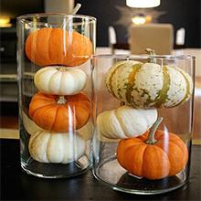 Halloween Ueerdand 16 PCS Fall Decor Assorted Sizes Artificial Pumpkins Burlap Faux Foam Pumpkin for Harvest Autumn Season Halloween Thanksgiving Holiday Festive Embellishing and Displaying