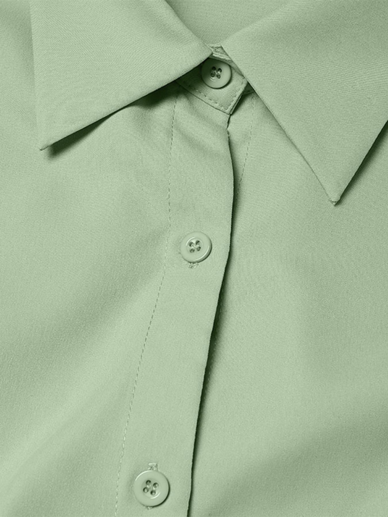 Women's Solid Color Woven Collared Shirt Dress, Basic Casual Short Sleeve Dress for Summer, Ladies Clothes for Daily Wear, Womenswear Fit, Piece